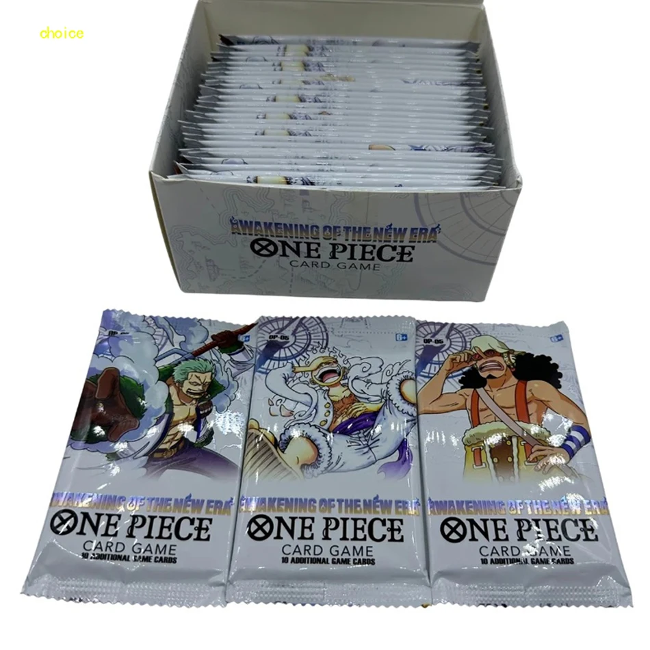HOT Anime One Piece 300Pcs/Box Cards English Awakening Of the New Era Trading Card Game Collection Battle Booster Toy Xmas Gifts