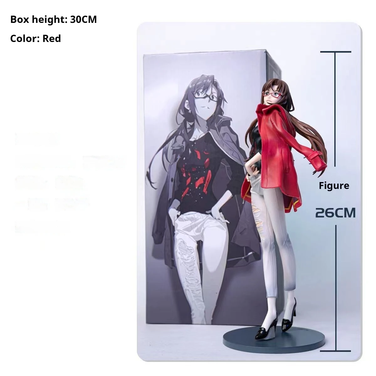 

Коллекционная статуэтка Макинами Мари Иллустриус из Neon Genesis Evangelion, 26 см, подарок на день рождения для фанатов аниме ЕВА