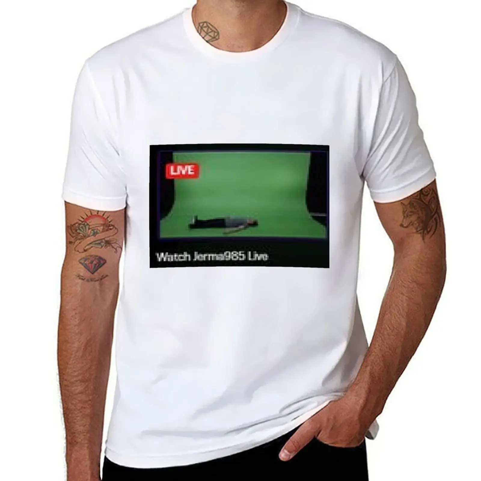 

Jerma Live T-Shirt anime tshirt cotton t shirts man 100% T-Shirt