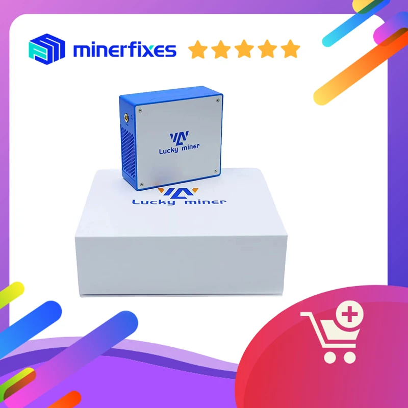 New Arrive Lucky Miner LV07 Bitcoin Miner 1000GH/S hashrate BTC lottery machine with power supply One-year warranty