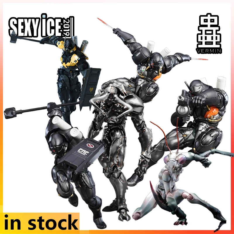 

SEXY ICE 1/12 Готовый продукт Подвижная изысканная кукла красоты Серия насекомых King Tiger Armor Аниме Игрушечная модель Фестиваль Gif для мальчика