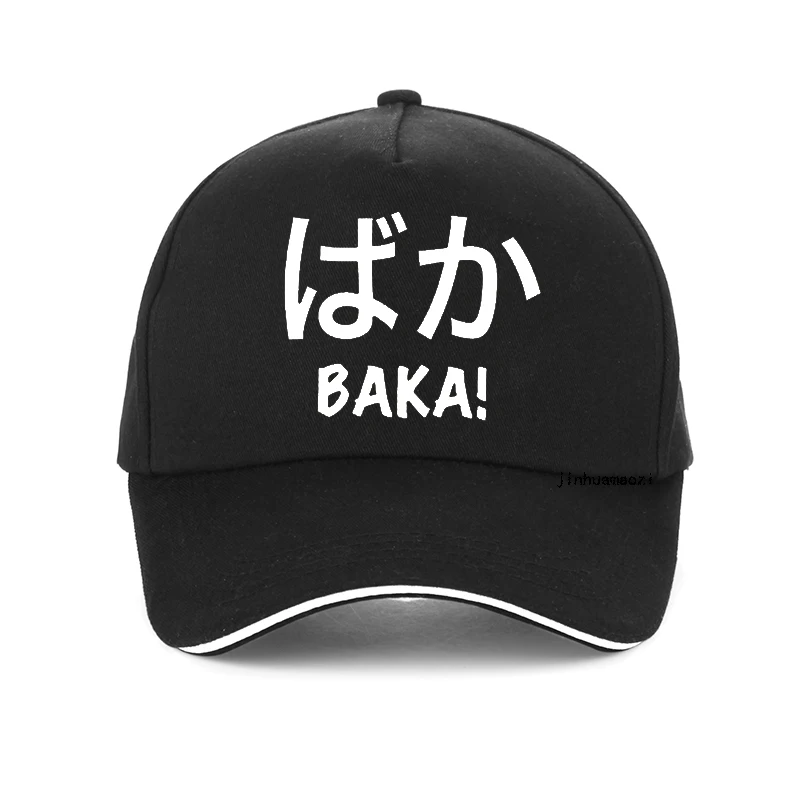 

Anime Otaku Baka cap Men Women Japanese Slang Baseball cap Unisex Funny Humor Nipon Language Japanese Cartoon Nerd hat