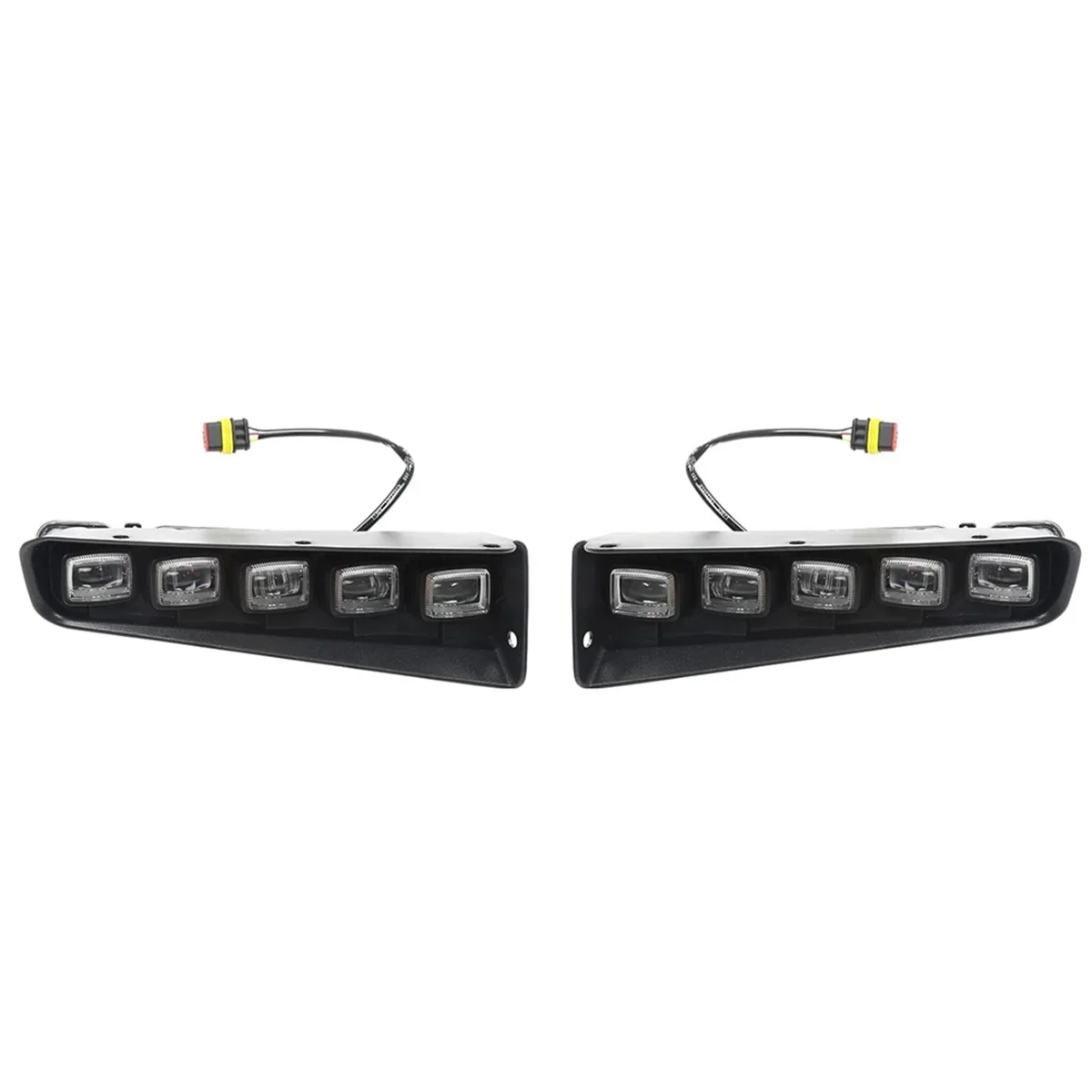 مجموعة مصابيح الضباب LED لسيارة Ford Bronco 2021-2023 2/4-Door، ملحقات أضواء الضباب المصد أثناء النهار