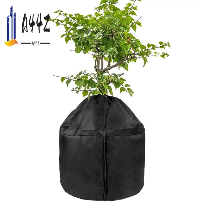 

A44Z-20X18 Inch Winter Antifreeze Plant Protection Cover With Drawstring Flowerpot Plant Antifreeze Cover