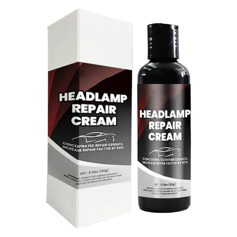 

Headlight Polish Cream 150g Headlight Restoration Polish Cream Headlight Renewal Polish For Repair Headlight Yellowing Haze