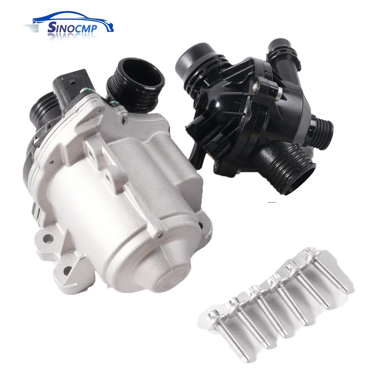 

11517632426 11537549476 11537545665 Электрический водяной насос двигателя с болтами и шлангом термостата OEM для BMW 335i 135i 535i Z4