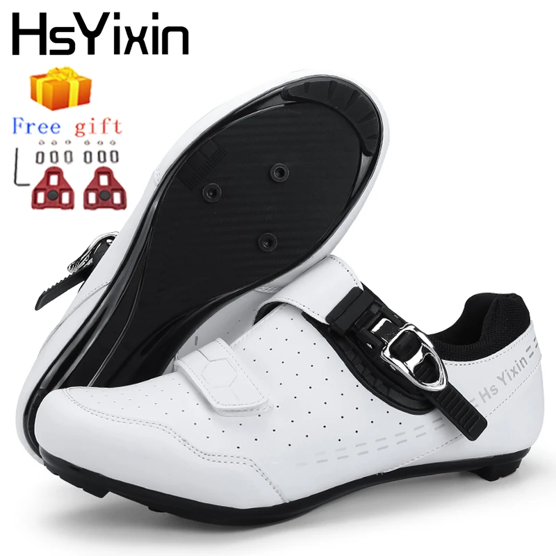 

Cycling Shoes Mtb HsYixin Men's Cycling Road Bike Shoes Breathable Self-Locking Nail Pedal Spd Mountain Bike Sneakers