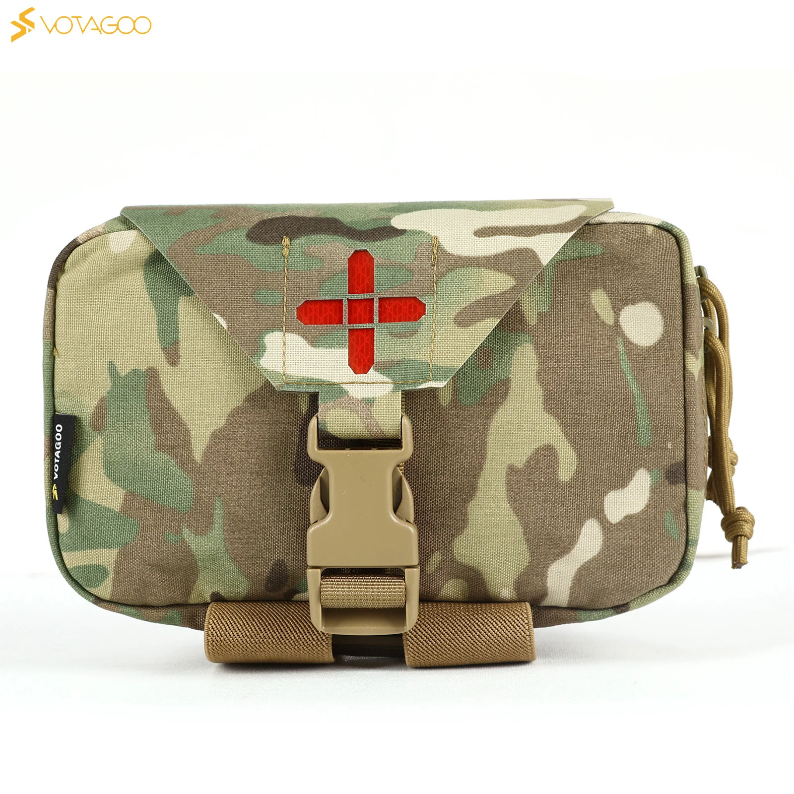 

IFAK Pouch, First Aid Pouch for Outdoor Emergency Survival, Rip Away Medical Molle Belt Pouch Handle Bag, Tactical Molle Attachm