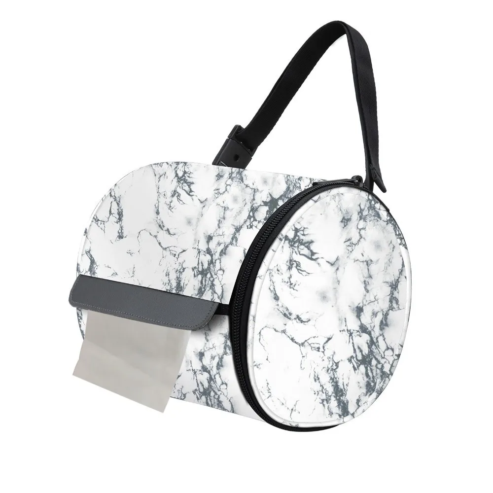 Waterproof Toilet Paper Cover Smooth Zipper Portable Toilet Paper Bag Foldable Adjustable Toilet Paper Roll Holder Bathroom