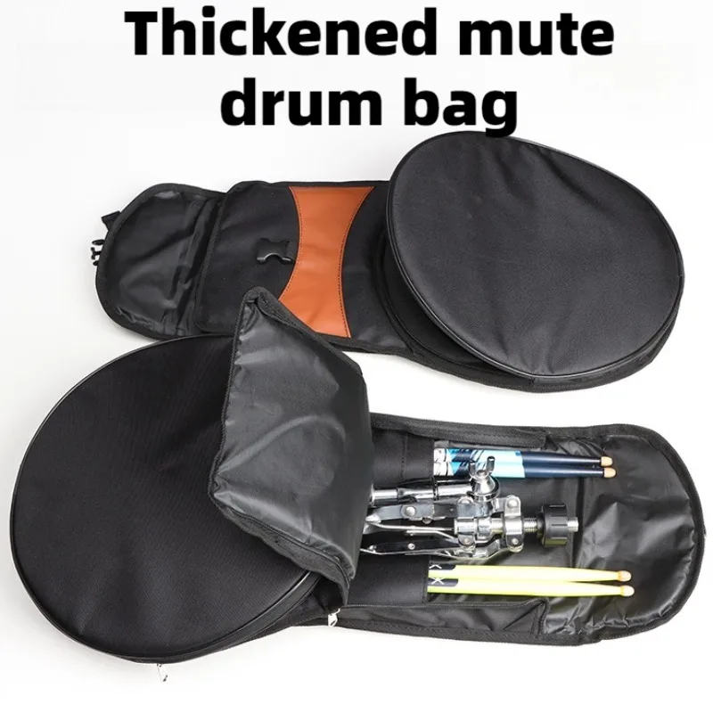 

900D Oxford Cloth Silent Drum Bag Thickened Waterproof Multi-purpose Shoulder Silent Drum Backpack Musical Instrument Accessory