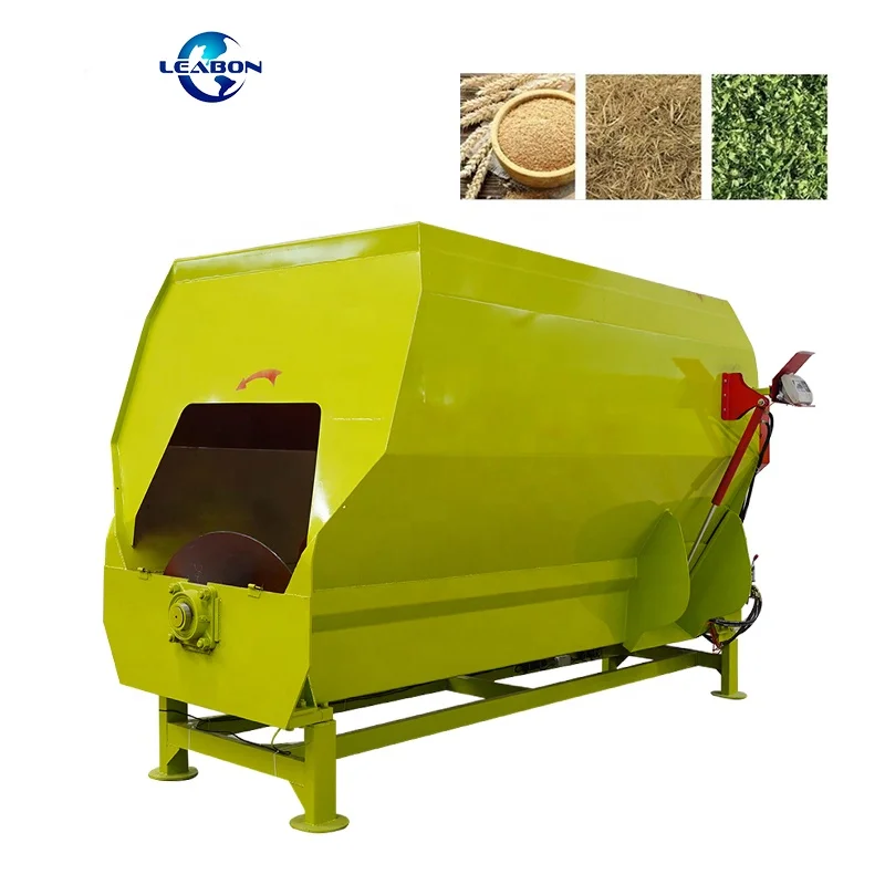 Cattle Farm TMR Feed Mixer Dairy Farm Automatic Animal Husbandry Vertical Horizontal Feed Mixer With CE