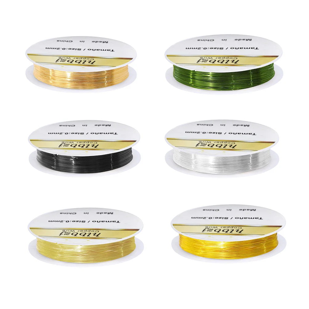 

Color-protected Copper Wire Nail Art Lines 3 Rolls Gold Silver Thread DIY Manicure Ornaments Stickers For Jewelry Making Nail