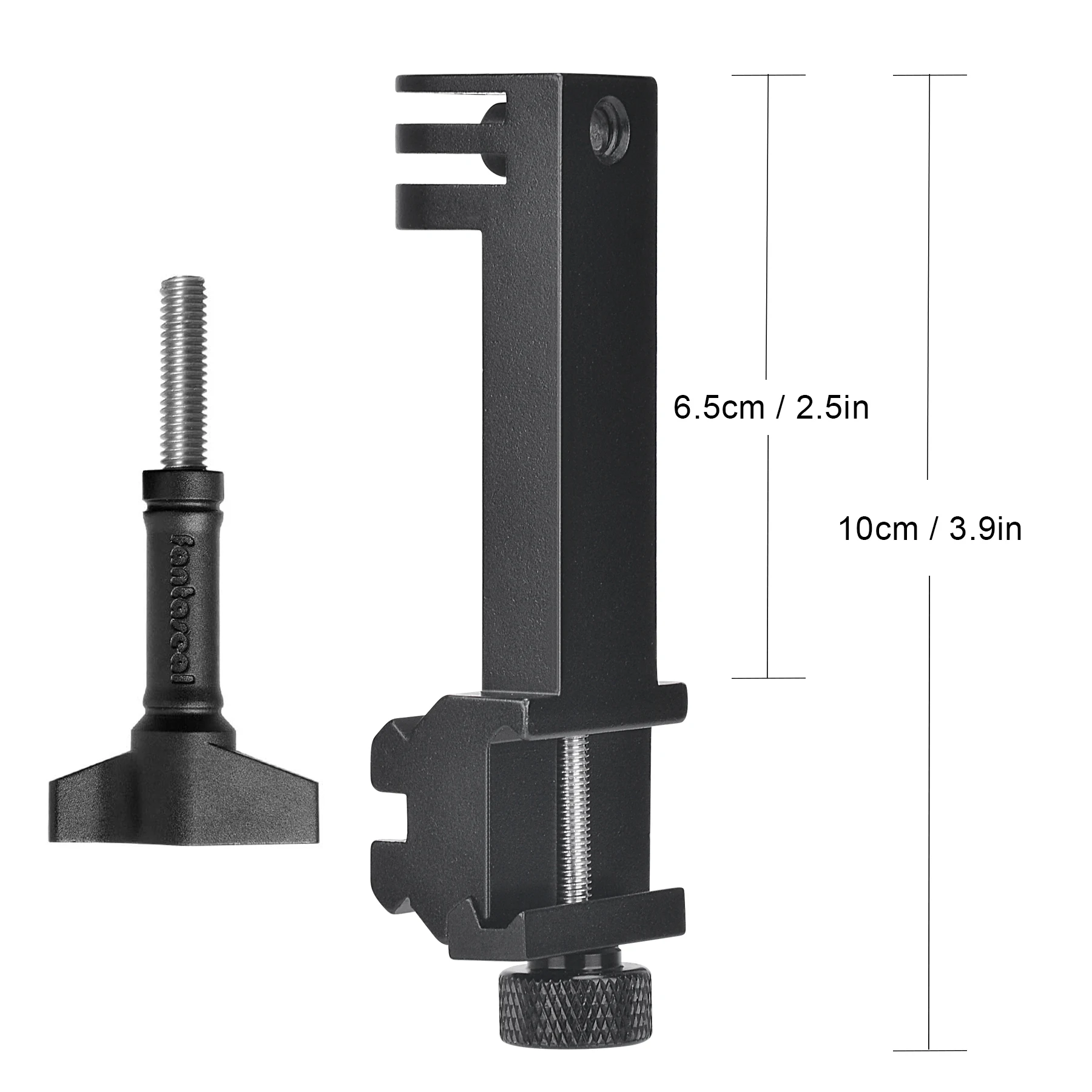 Action Camera Airsoft Gun Mount Picatinny Rail Adapter Hunting Rifle Rail Mount for Gopro Hero 8 7 6 5 Black SJCAM Xiaomi Yi