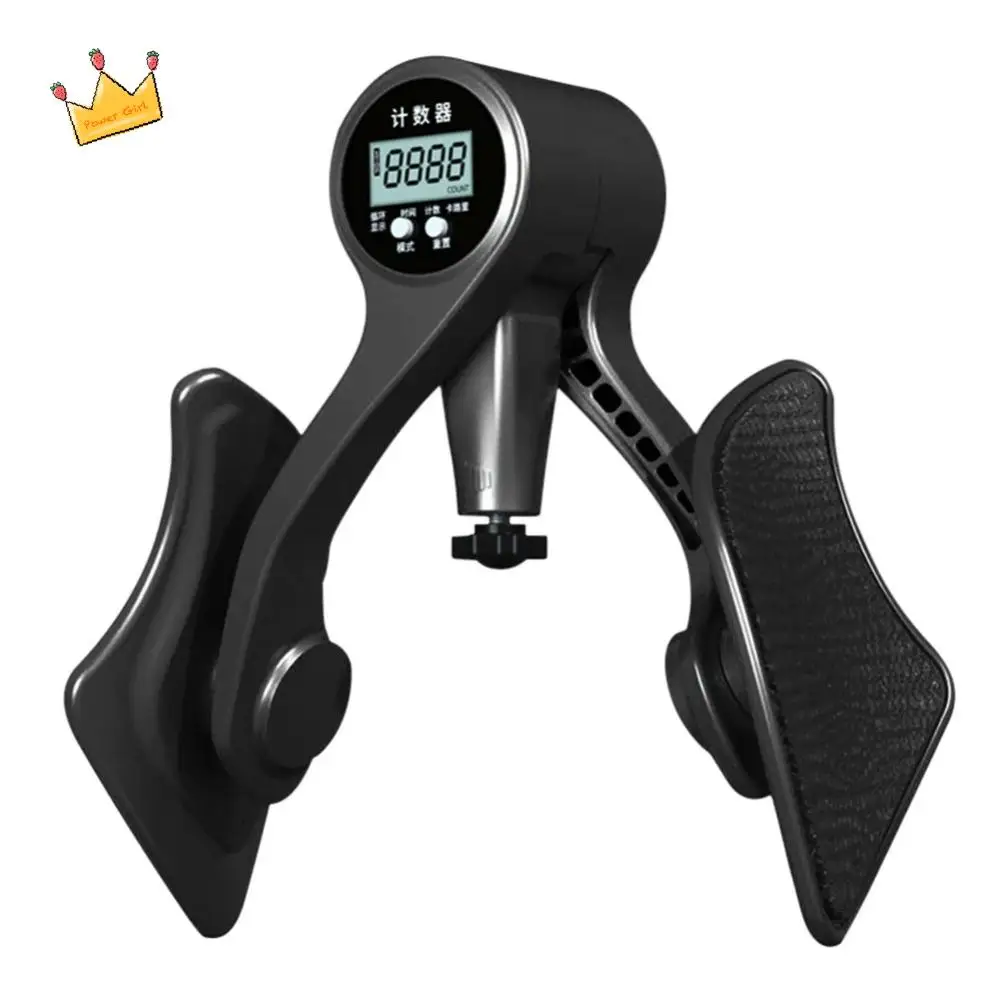 Treinador de piso pélvico ajustável de força, alimentado por bateria, contador digital, exercitador mestre de coxa, rotação de 360 graus, display LCD