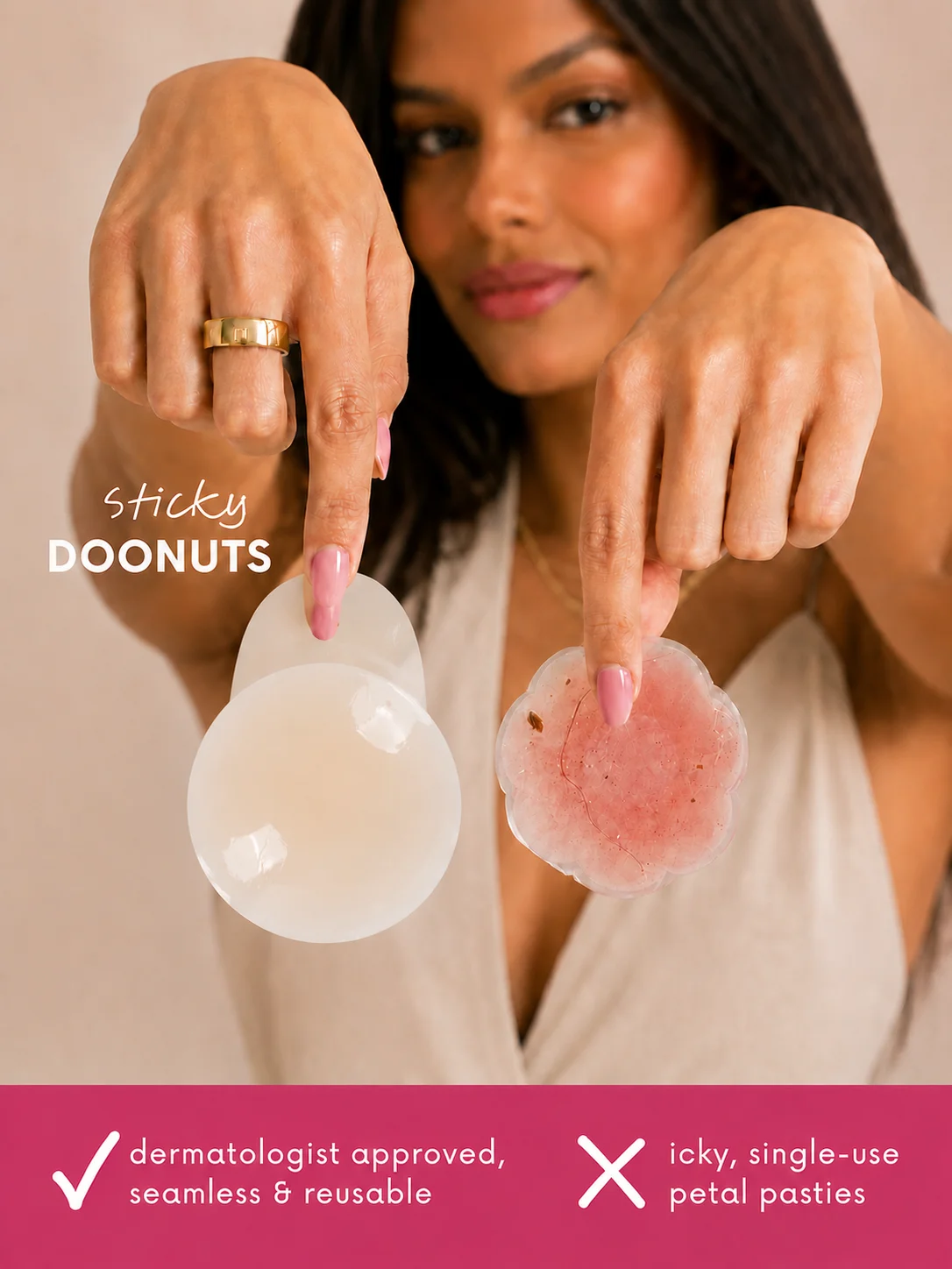 DOONUTS Copricapezzoli invisib - Push Up Bra Silicone recensione e prezzo