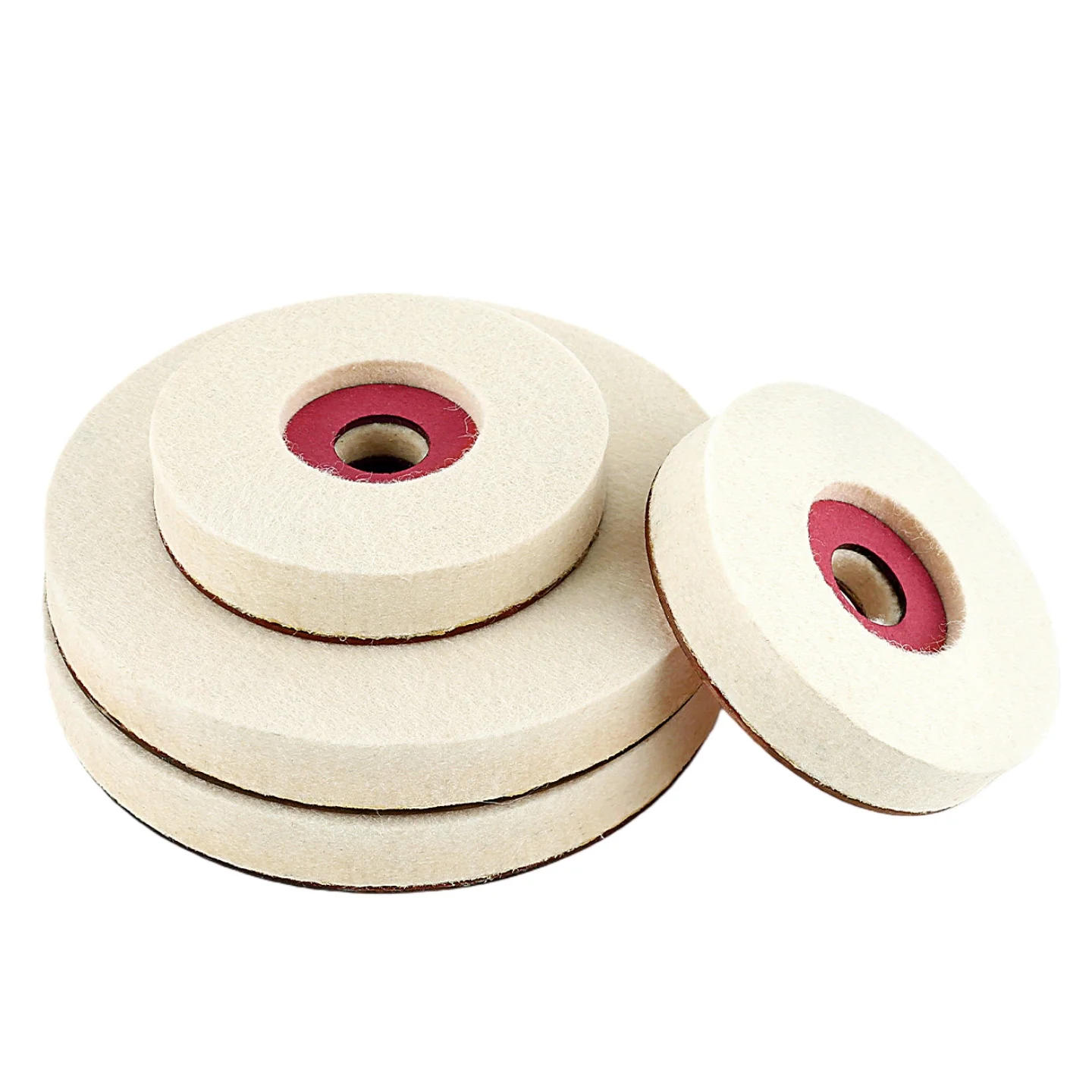 

115/180mm Wool Felt Polishing Pad Wool Buffing Pad for Metal Marble Stone Glass Grinding Disc Angle Grinder Accessories