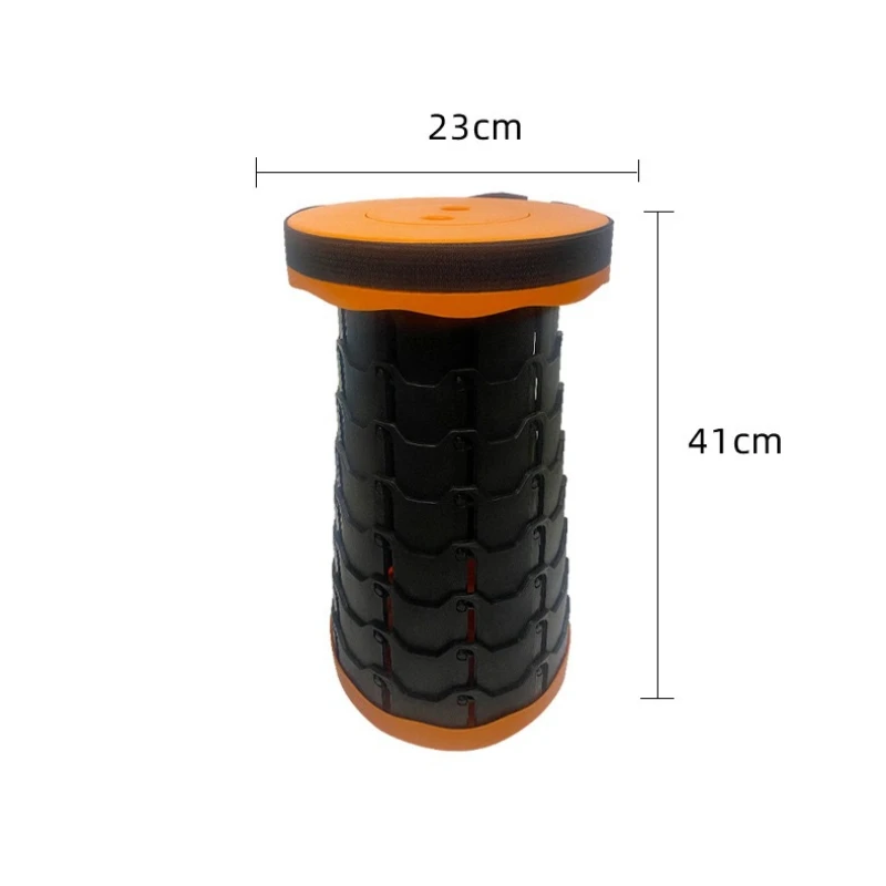 Outdoor Adjustable Telescopic Stool Retractable Shoe Changing Seat Fishing Elderly Travel Folding Stool Portable