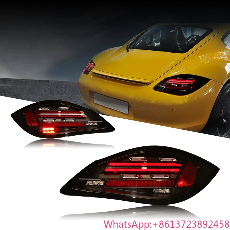 

Tail Light for Cayman 987.2 BOXSTER Tail Light 2009-2012 Emitting Diode Tail Light DRL Brake Reverse Auto Parts