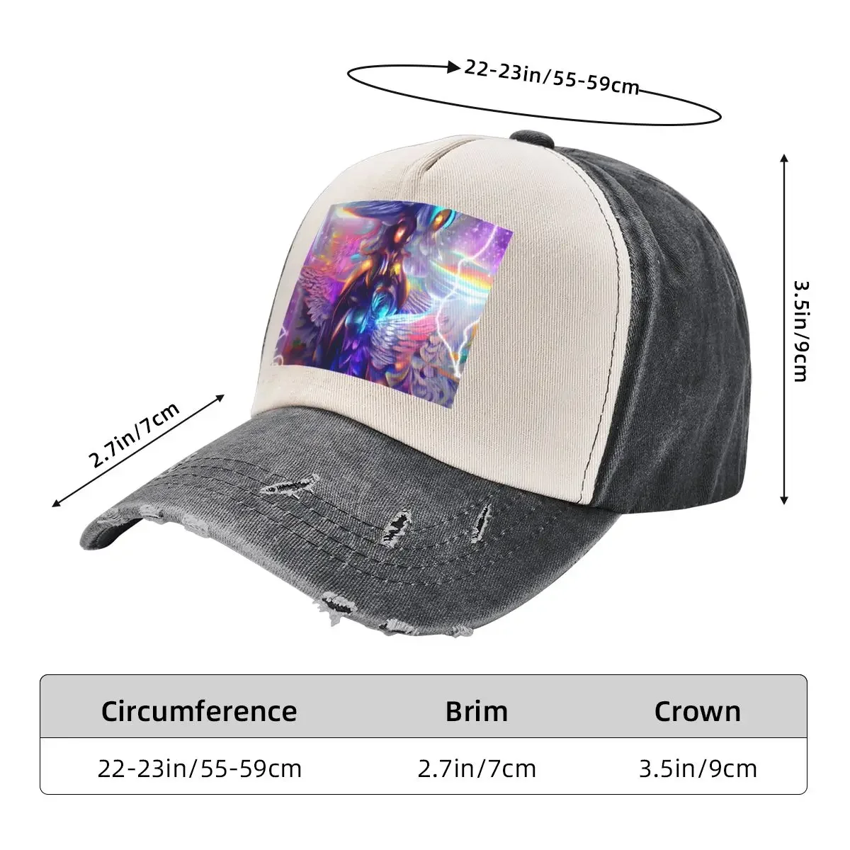 Twinflame Angels Baseball Cap Horse Hat Vintage For Men Women's