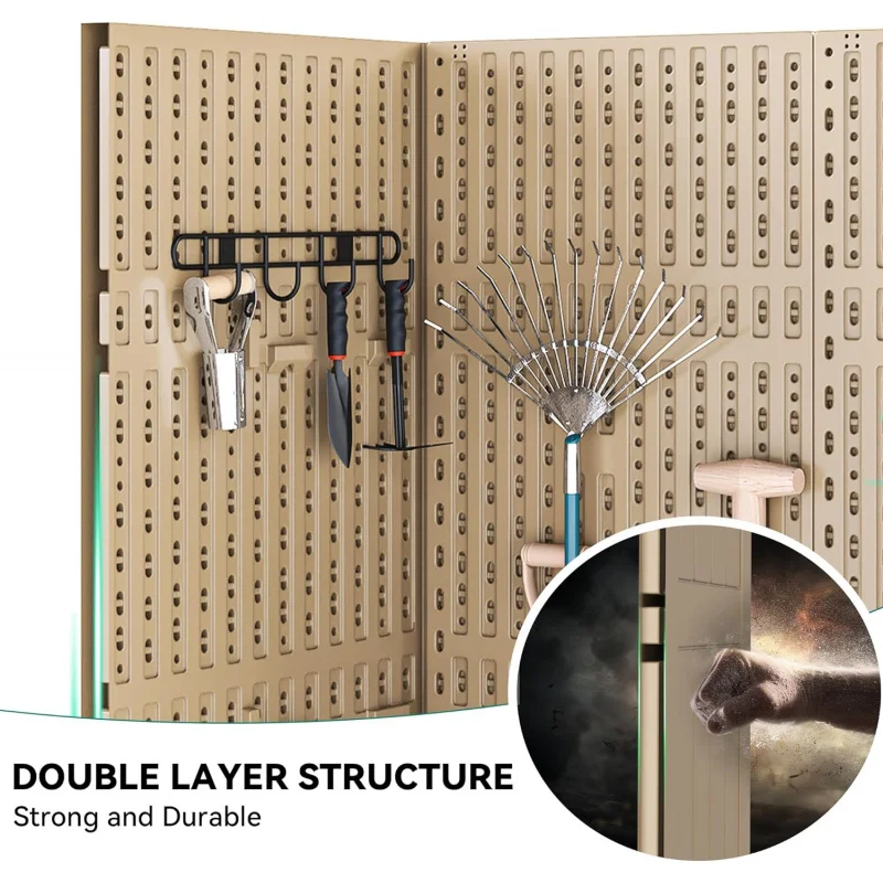 

TTX 59 Cuft Открытый высокий навес для хранения, водонепроницаемый вертикальный навес из смолы для сада, гаража, патио, запираемый инструмент QZ