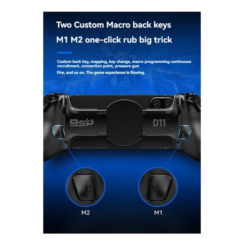 D11 Stretching Wireless Game Controller For SWITCH/Android/Apple IOS Tablet Multi-Function Streaming Joystick