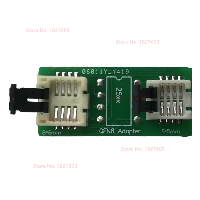 QFN8 /WSON8/MLF8/MLP8/DFN8 TO DIP8 uniwersalne gniazdo/adapter dwa w jednym dla chipów 6*5MM i 8*6MM gniazdo pamięci flash SMT BIOS