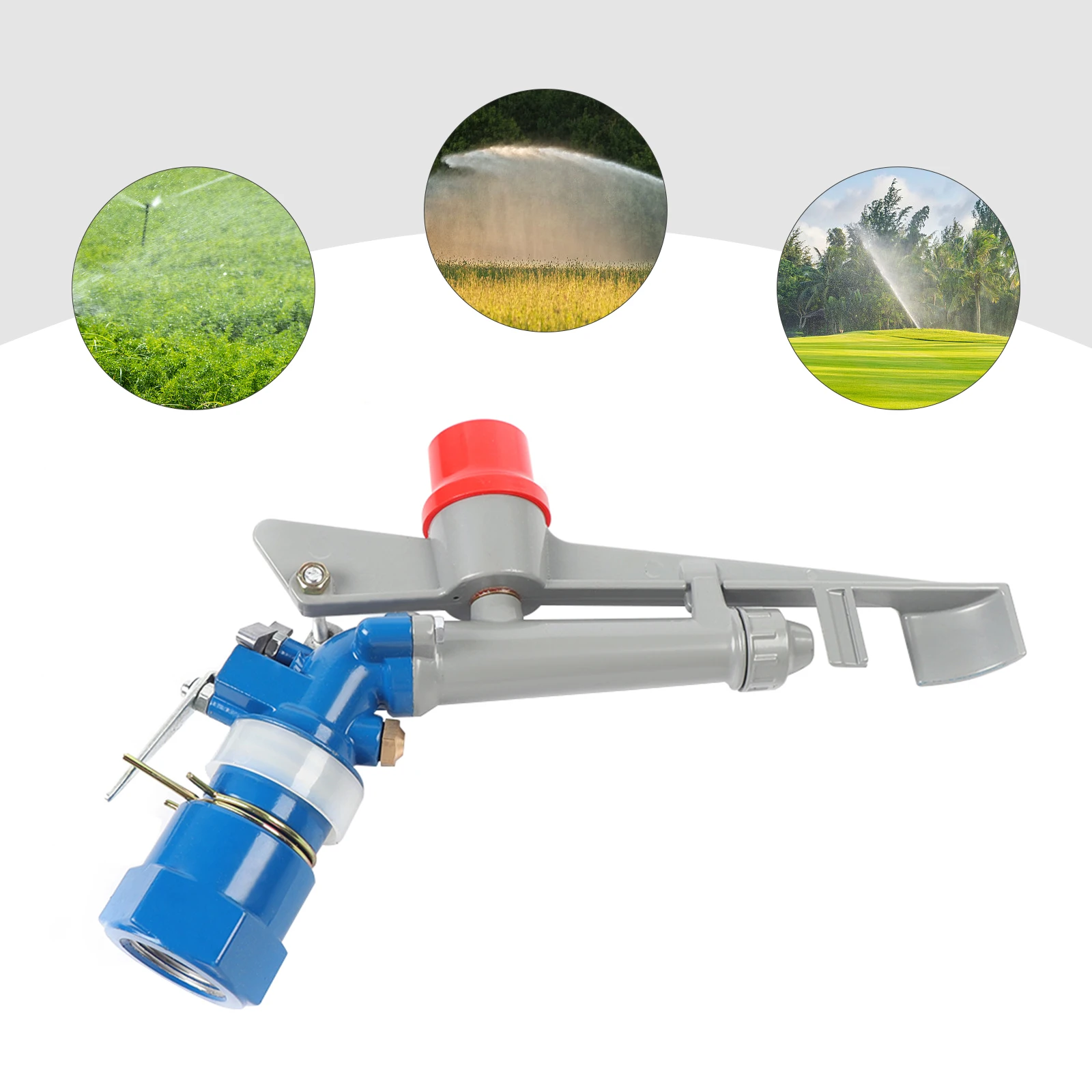 

Agricultural Irrigation Spray Gun,36°-360° Watering Sprinkler for Farms, Irrigation Spray Tool,Farms,Orchards,Tea Gardens,