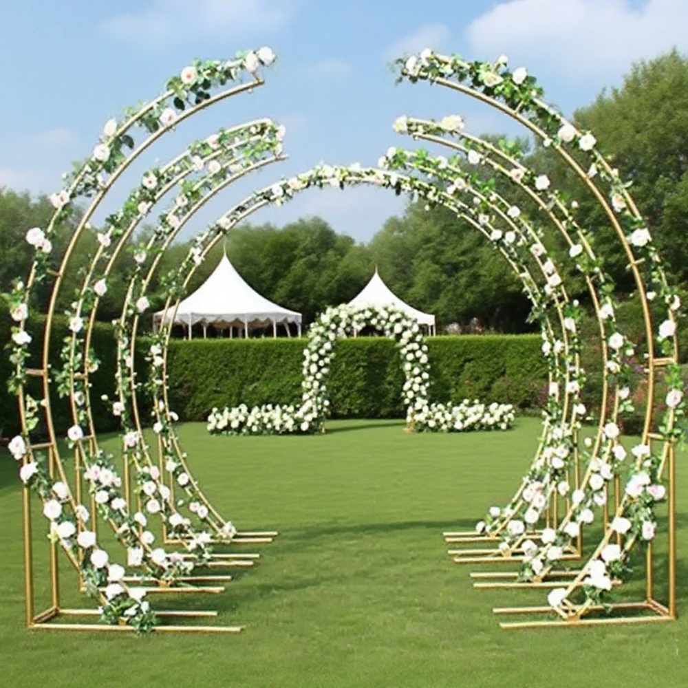

f90 Изогнутая белая металлическая подставка, белая цветочная входная арка, ворота, свадебная подставка, цветочная композиция, арка, фон, свадебная цветочная арка