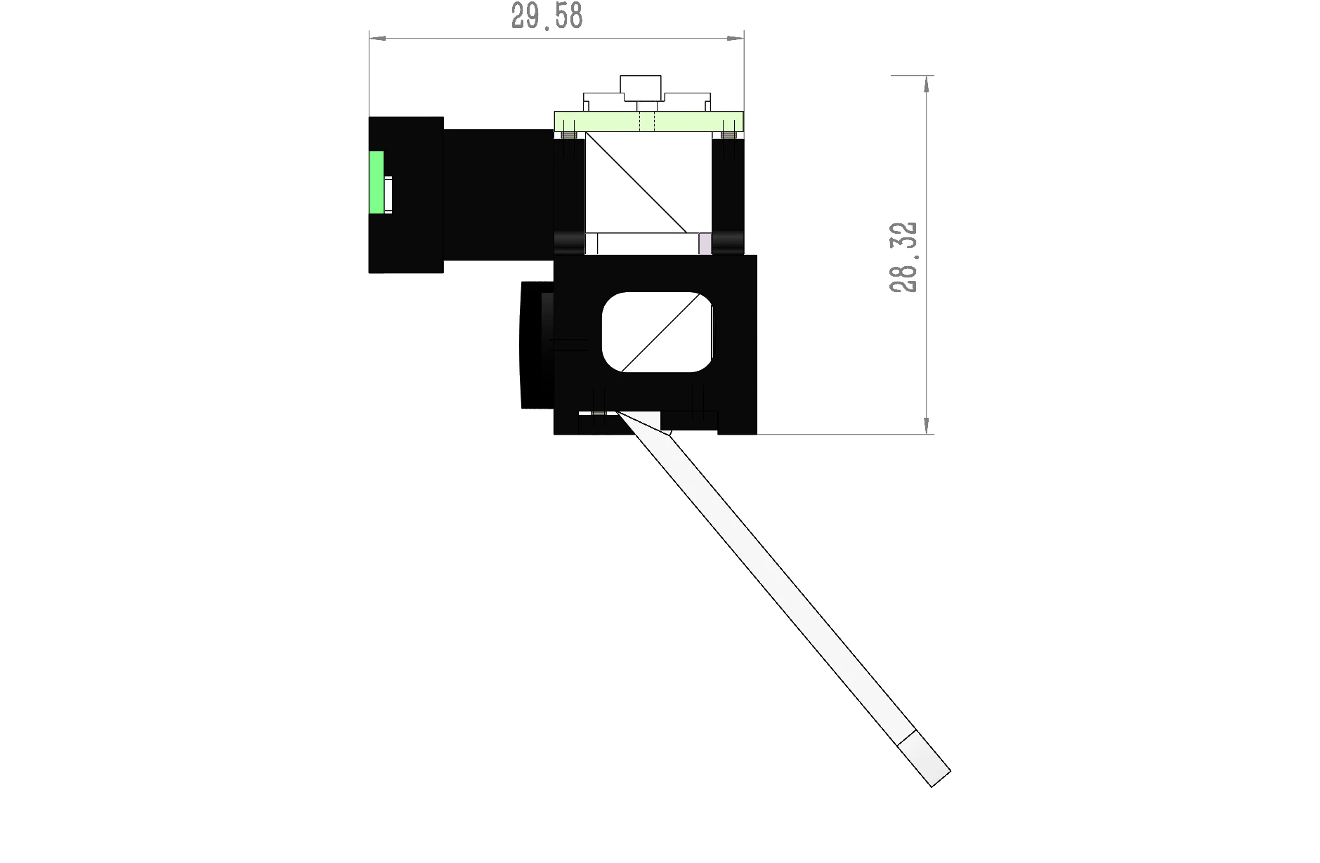 Monoculaire Lcos-array optische golfgeleidermodule lcos-display 3010