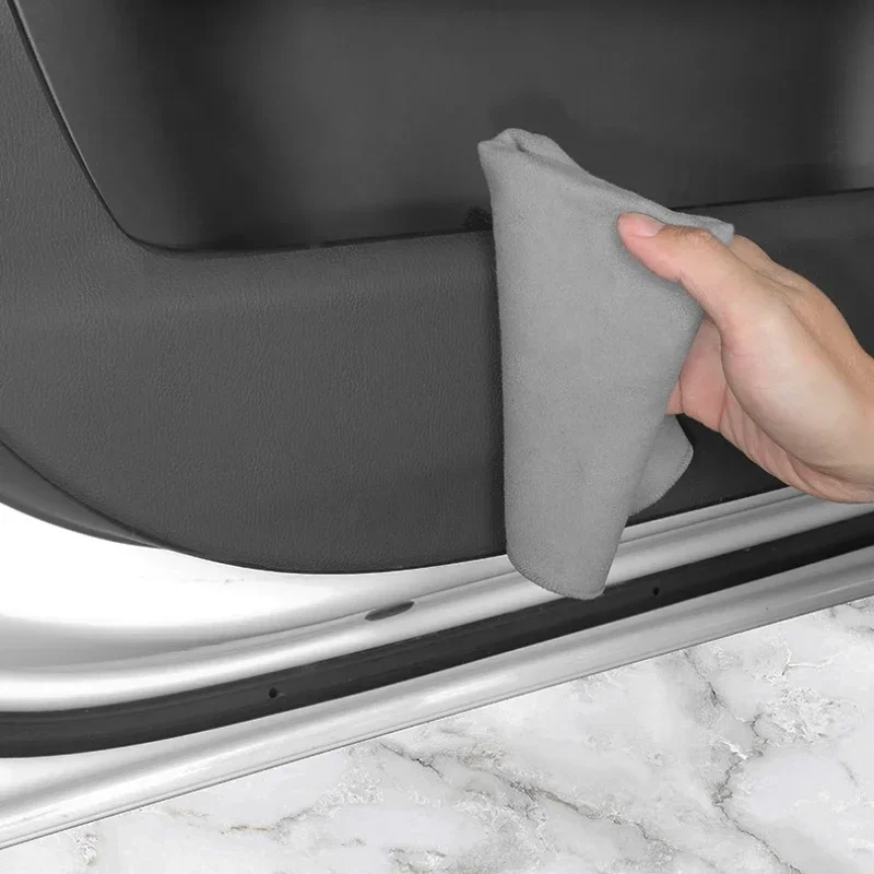 

For Polestar 4 Leather Door Kick Resistant Scratch Resistant Wear Resistant Car Decoration Interior Modification Accessories