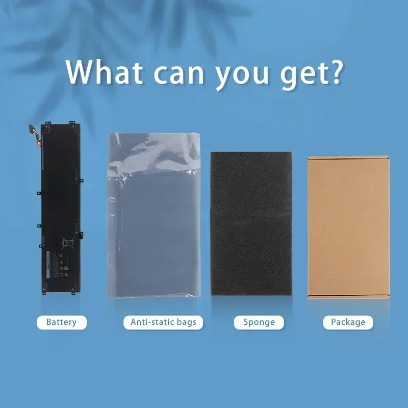 In Stock 6GTPY Laptop Battery 97WH For XPS 15 9560 9570 9550 7590 Precision 5510 5520 5530 Vostro 7500 BATTERY 0GPM03 GPM03