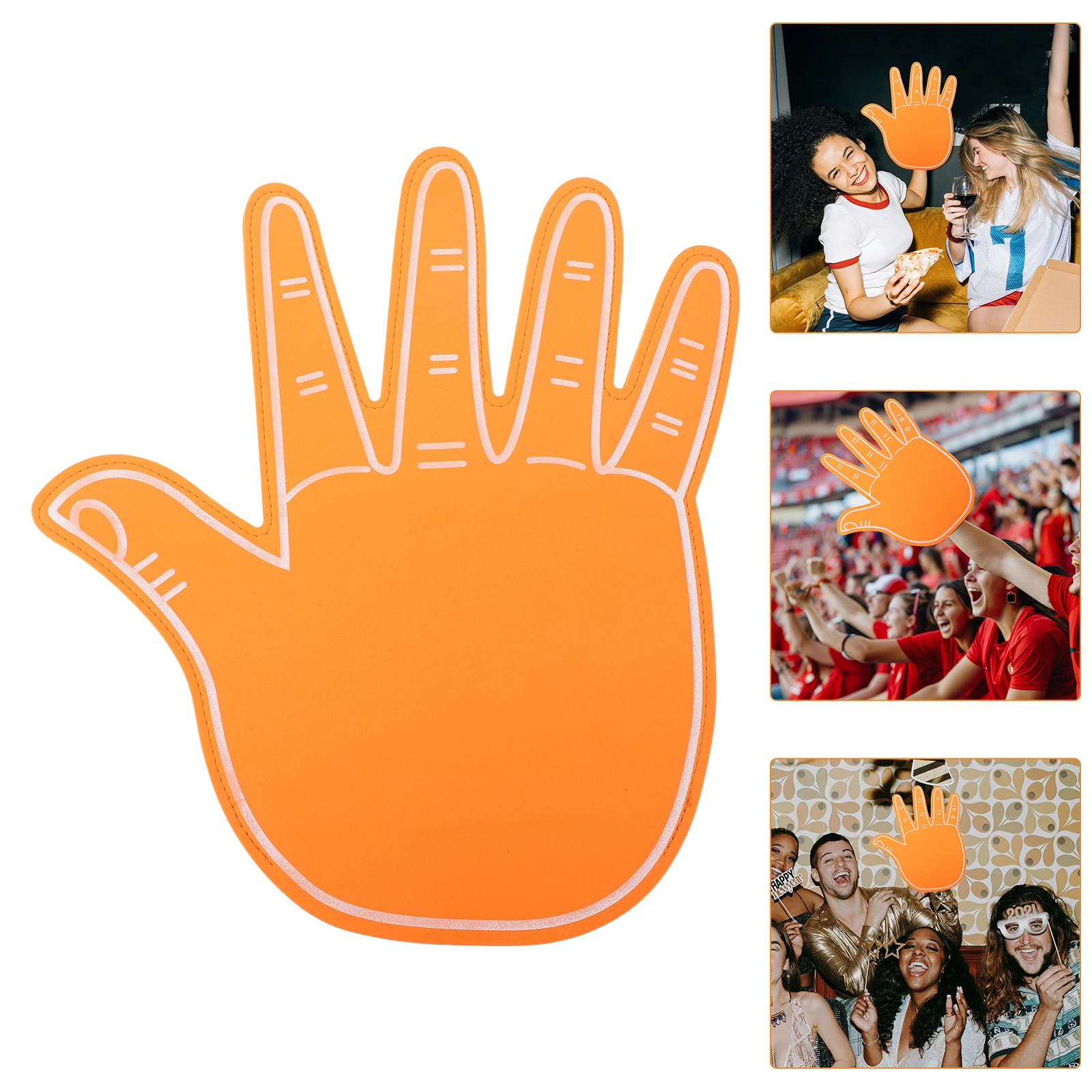 

Large Palm Gloves Cheering Props Portable Hand Cartoon Finger Supplies Eva Fingers for Sports