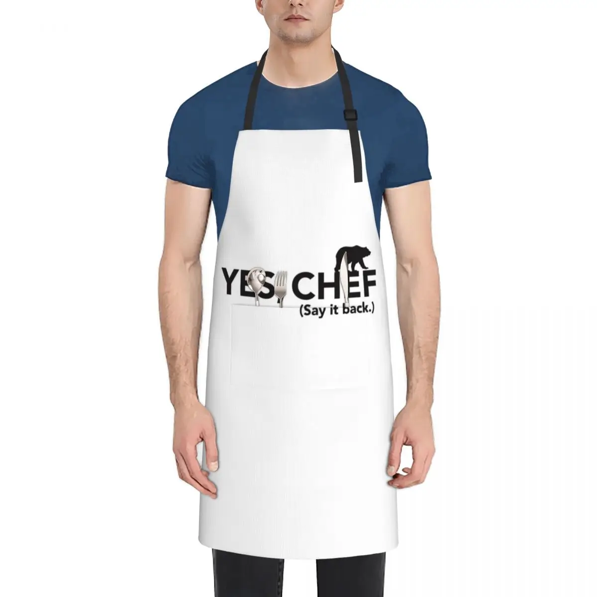 

Yes Chef Apron Ladies Costume Waiter Kitchen Man Apron