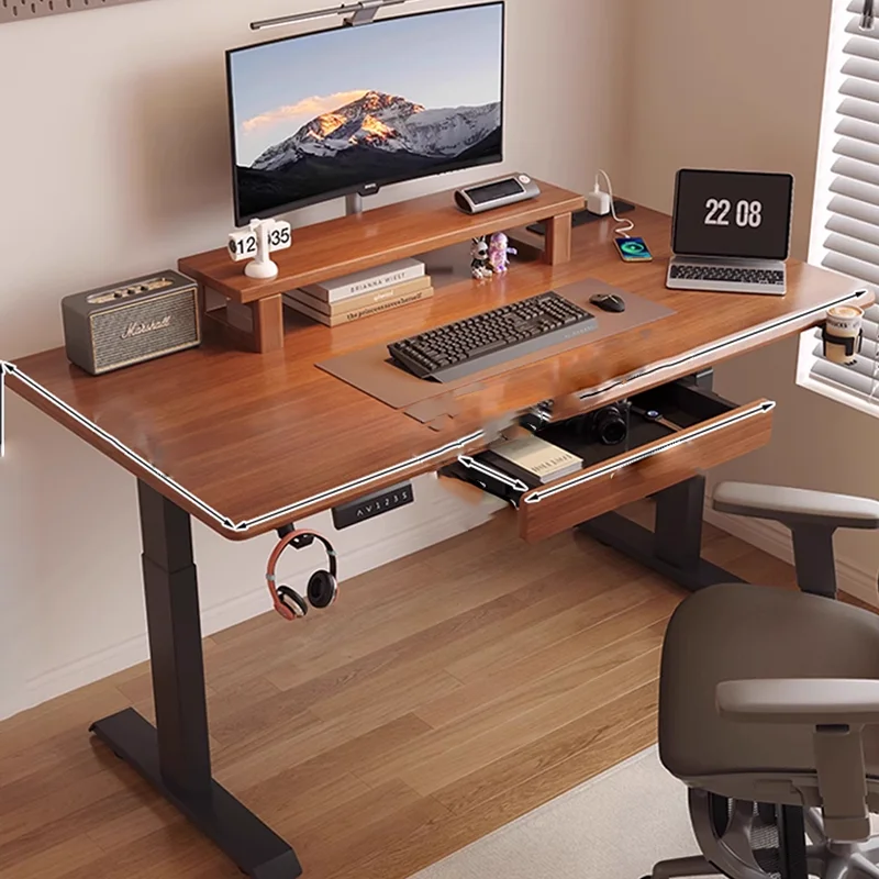 Students Gaming Table Living Room Study Standing Shelves Reading Storage Console Computer Desks Coffee Bureau Home Furniture