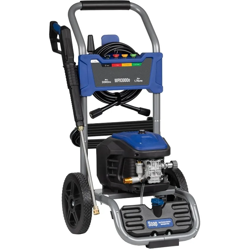 home.WPX3000e Electric Pressure Washer, 3000 Max PSI and 1.76 Max GPMfor Cars/Fences/Driveways/Homes/Patios/Furniture