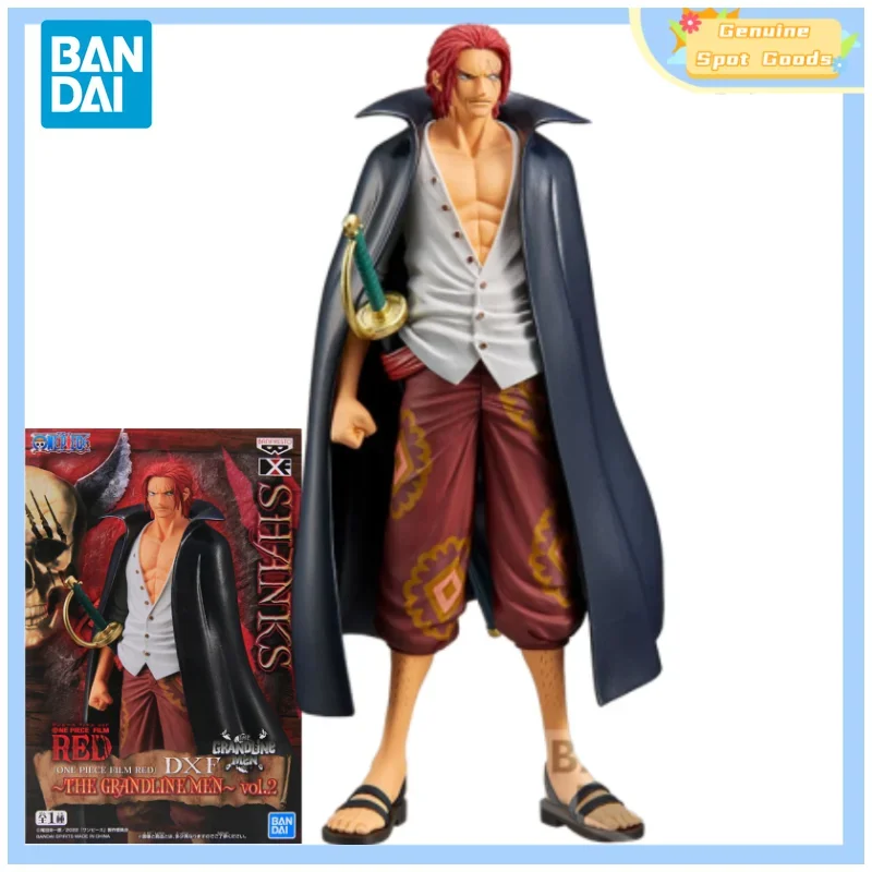 

Фигурка Bandai из аниме DXF RED The Grandline Men Vol2 Shanks, Оригинальная фигурка, новая Коллекционная модель в подарок