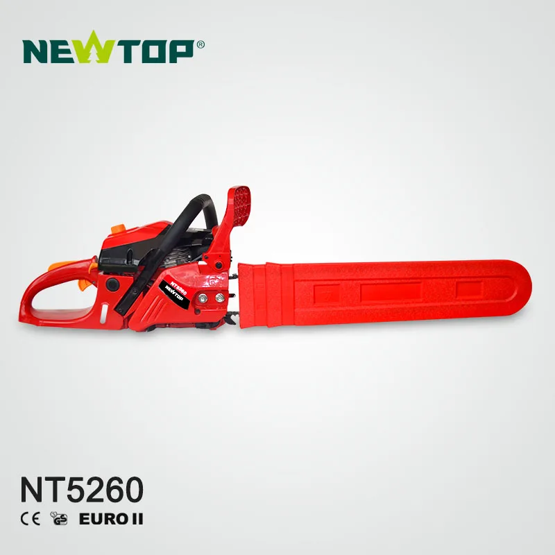 

ATV&UTVTop Wholesale Professional Powerful Good Quality Easy Starter 52cc 2000W Petrol Chainsaw for Cutting