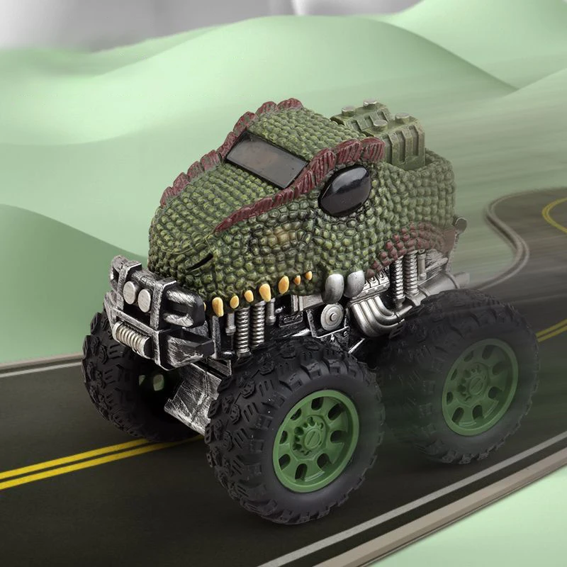 Neue Kreative Simulation Dinosaurier Sound Licht Zurückziehen Off-road Auto Modell kinder Pädagogisches Spielzeug Jungen Geburtstag Urlaub Geschenk