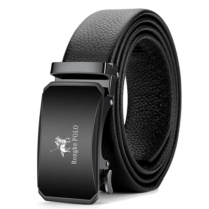 OYIFAN Mannen Riem Echt Lederen riem voor mannen Legering gesp ratelriemen Mannen Designer Riem Automatische riemen soi