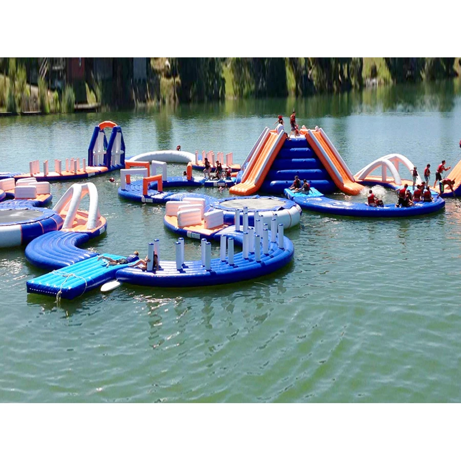 

Outdoor Kids N Adults Giant Inflatable Floating Water Playground for Open Water From China Inflatable Water Park Factory