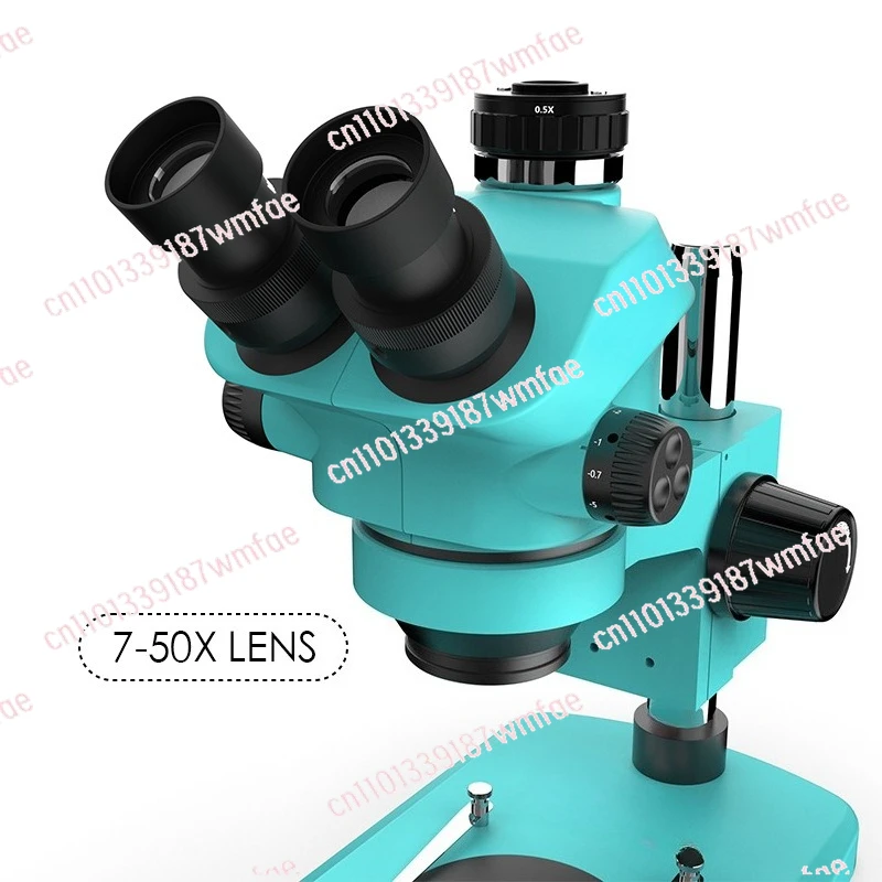 High definition binocular stereo continuous magnification 7-50X times, industrial inspection and maintenance, microscope