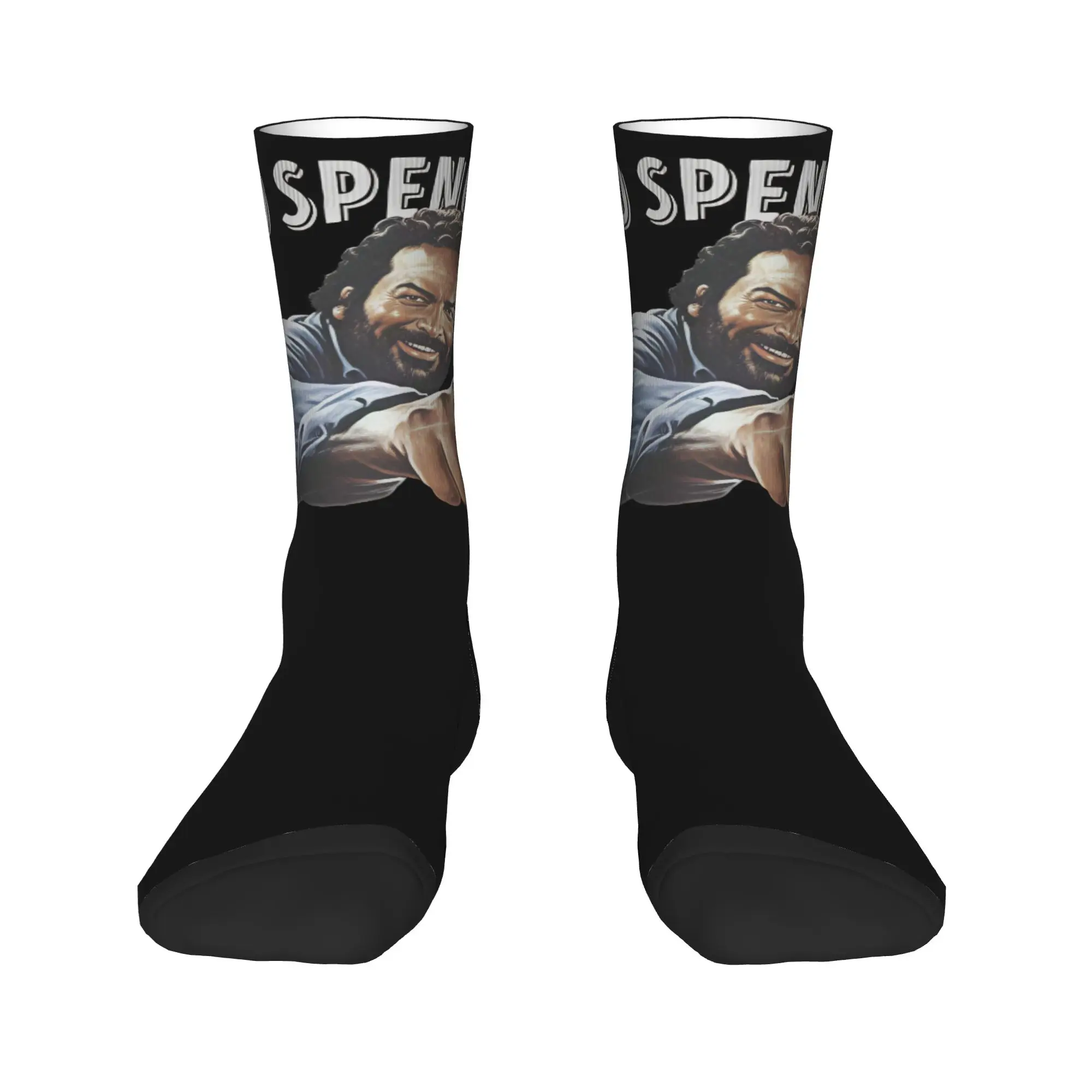 Bud Spencer and Terence Hill Stockings  Printed Gothic Socks Spring Anti Skid Socks Unisex Men Outdoor High Quality Socks