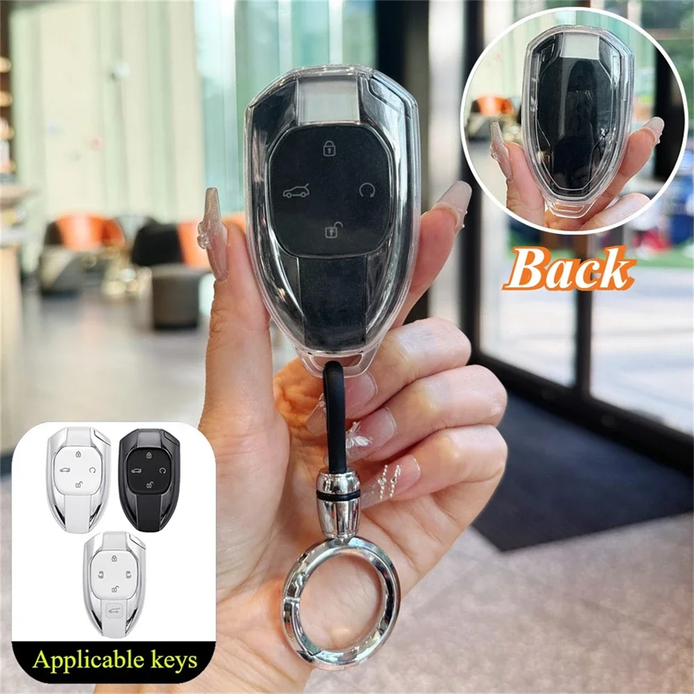 TPU Car Smart Key Case Cover for Trumpchi GAC 2021 Empow J11 J12 J13 J14 J15 J16 GS8 GS3 Accessories