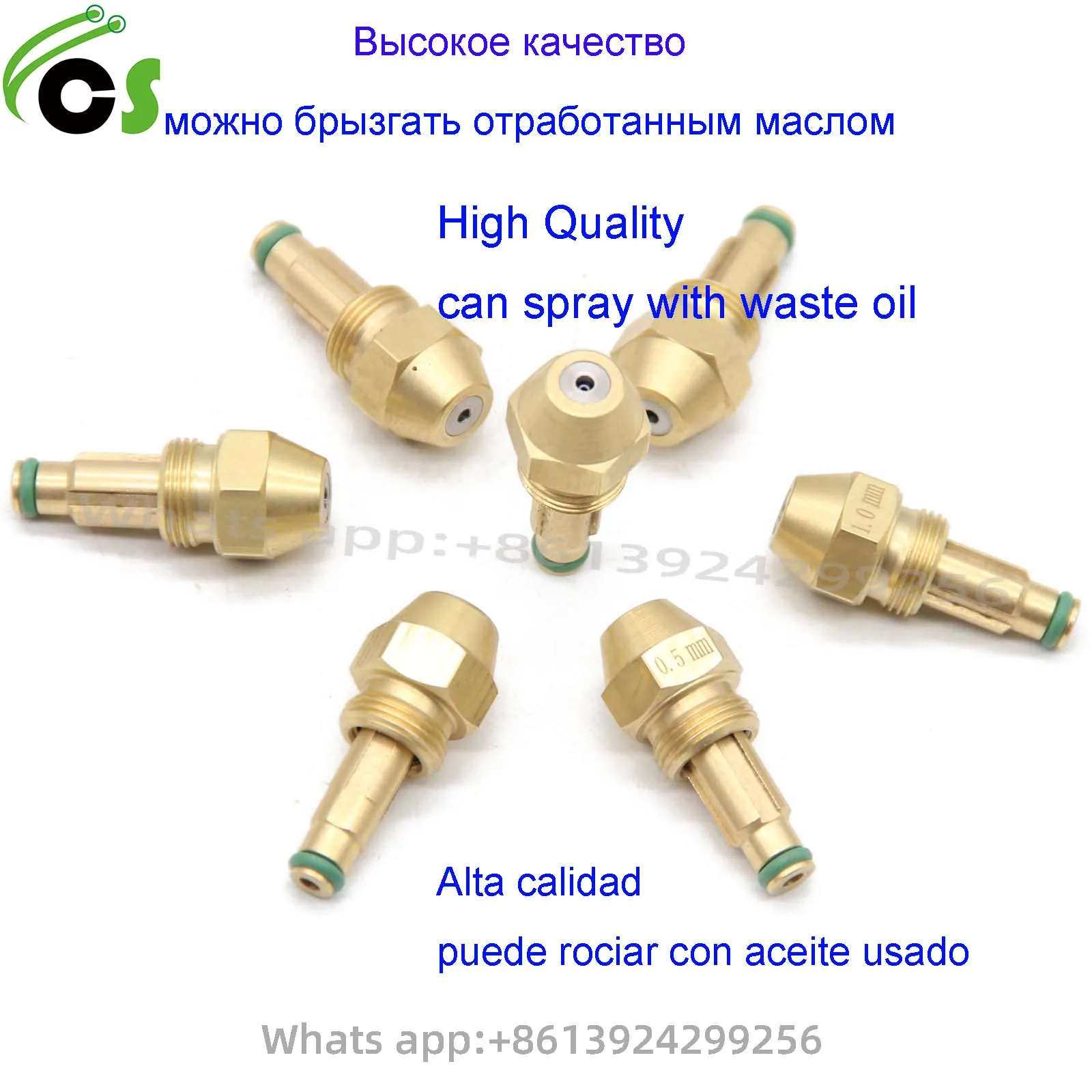 

CSBAO 10Pieces Waste Oil Burner Nozzle Heavy Oil Burner Nozzle Delavan Air Siphon Nozzle Used Oil Nozzle