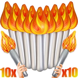 10/5/1Pcs Inflatable Torch Flame Toy Balloon Carnival Prizes Kids Theme Photo Props Sports Game Events Cheering Thunder Sticks