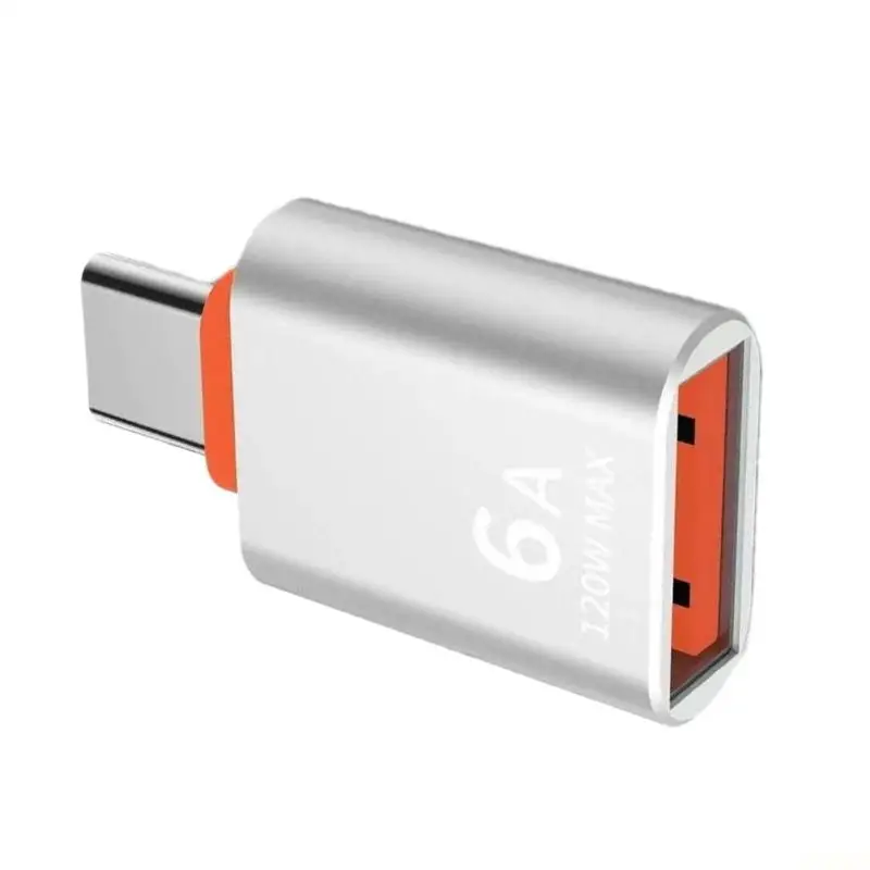 B03F Portable Metal Type C To USB Converter Type C Male to USBA Female Adapter For Rapid File Transfer And Compactly Mobility