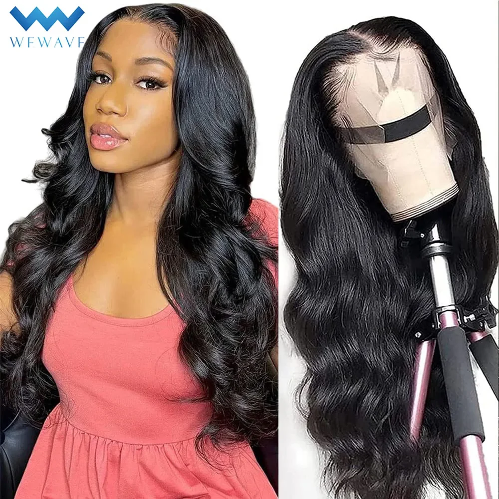 

30 inch Body Wave Lace Front Wig Human Hair 13x6 HD Transparent Lace Frontal Wig Pre Plucked Curly Human Hair Wig Glueless Wigs