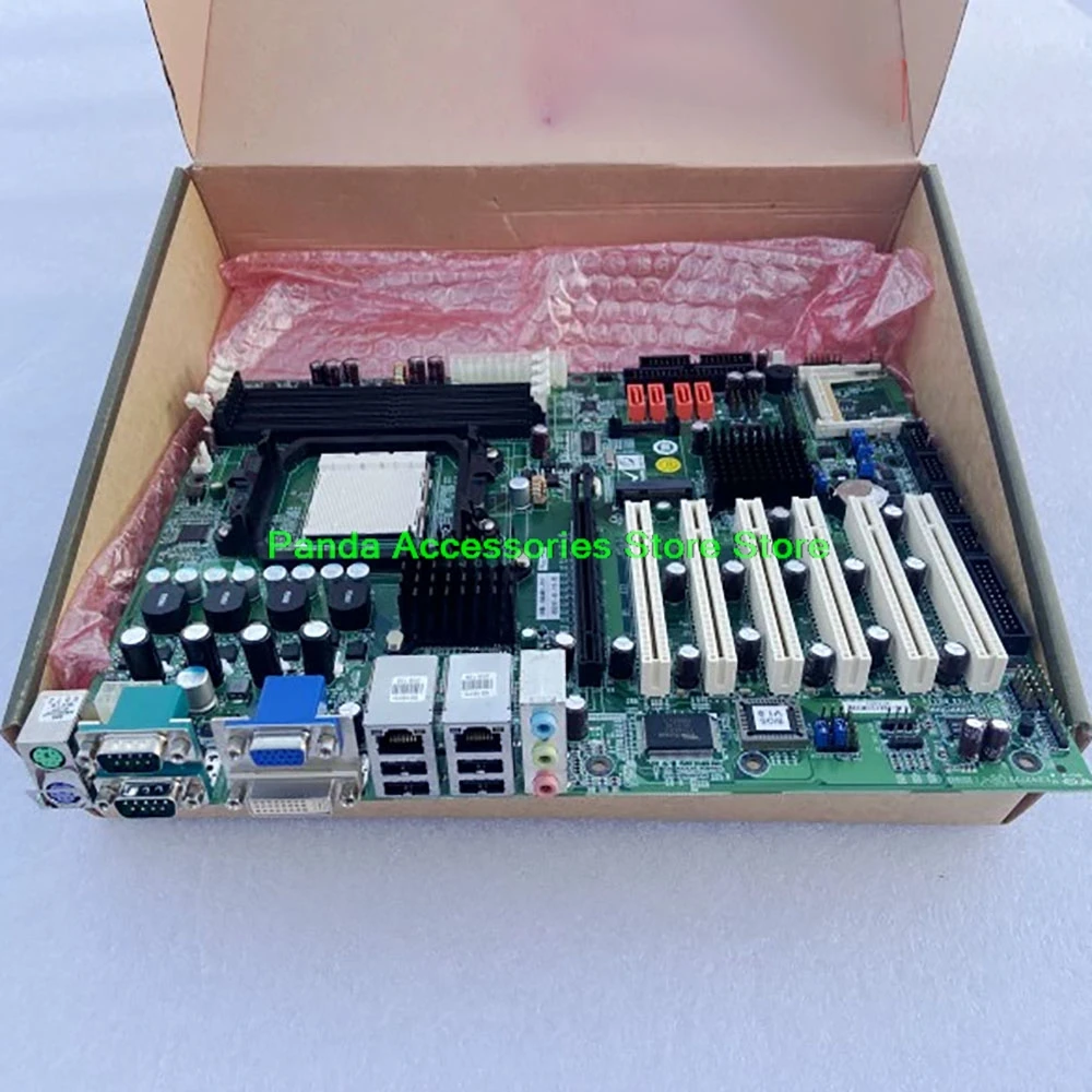 Para placa-mãe de computador industrial IEI porta de rede dupla 6 PCI IMBA-690AM2-R11