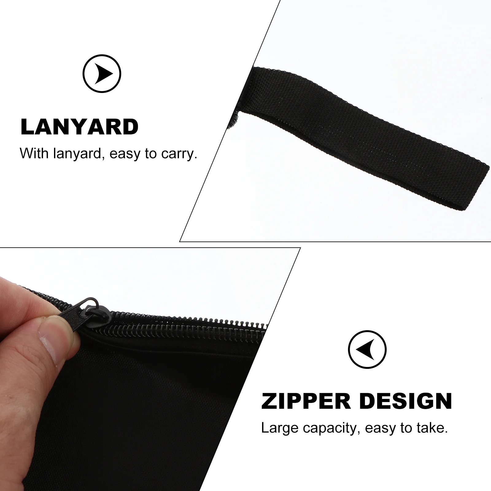 

5pcs Large Capacity Oxford Cloth Tool Bag Waterproof Durable Storage Pouch For Tools Hardware Ironware Zipper Organizer Portable