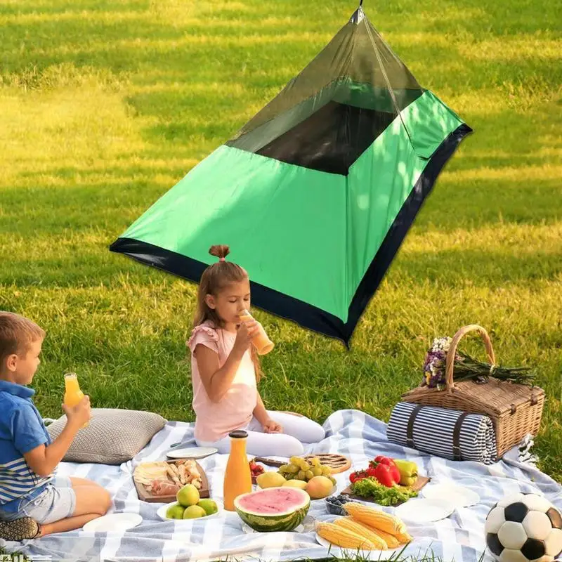 Camping Inner Tent Outdoor Ultralight Triangle Tents Inner Tent Rodless Portable Inner Teepee